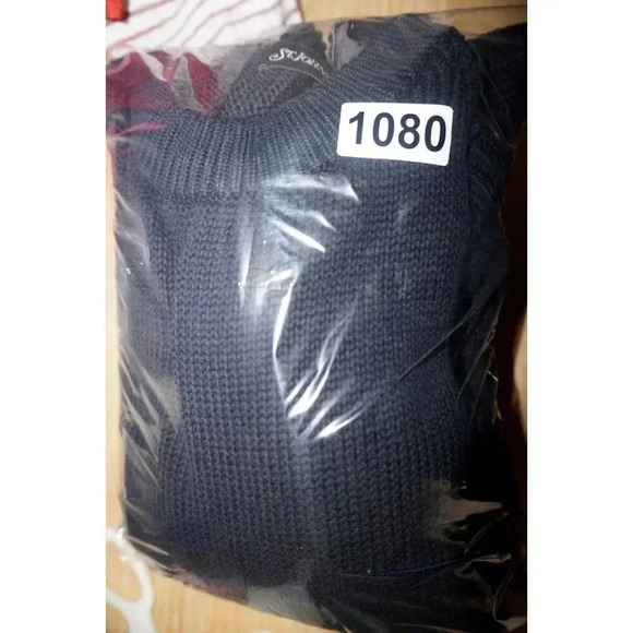 Vintage St Johns Bay Black Cable Knit Sweater; Mens XXL; Grandpa - Picture 12 of 12